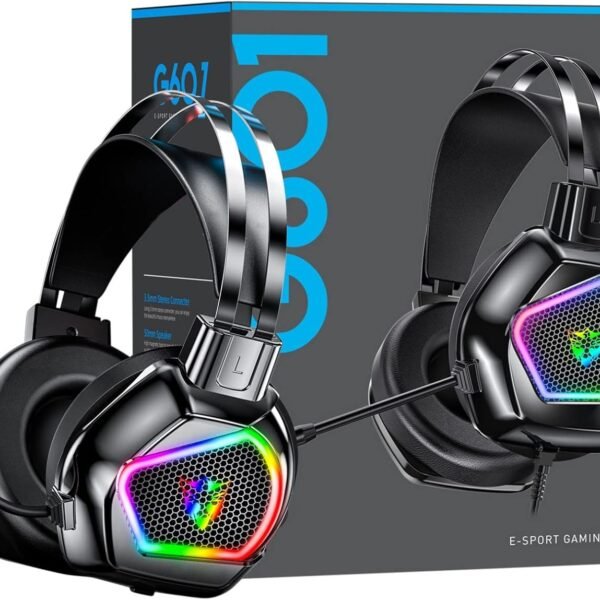 G601 RGB Gaming - سماعة جيمنج سلكية بميكروفون عازل للضوضاء