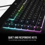 ⁦CORSAIR K55 PRO XT RUBBER DOM⁩ - الصورة ⁦3⁩