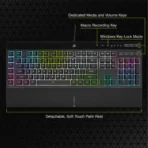 ⁦CORSAIR K55 PRO XT RUBBER DOM⁩ - الصورة ⁦2⁩