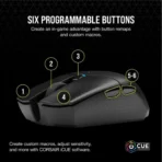 ⁦ماوس ألعاب Corsair KATAR PRO Wireless لاسلكي⁩ - الصورة ⁦3⁩