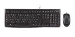 طقم كيبورد وماوس Logitech MK120 سلكي USB